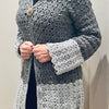 JOHANNA  two-toned Cardigan - crochet PATTERN English USA