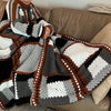 Artistic Blocks Sweater Blanket-Crochet Pattern-USA