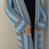 Jazzy Cardi-Crochet PATTERN-Cardigan-English USA
