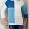 Harmony Wrap Sweater - Crochet Pattern English USA