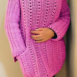 Jens Jolly Jumper - Crochet PATTERN - Sweater- English USA