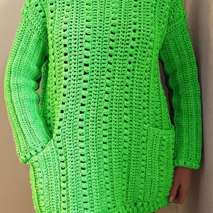 Jens Jolly Jumper - Crochet PATTERN - Sweater- English USA