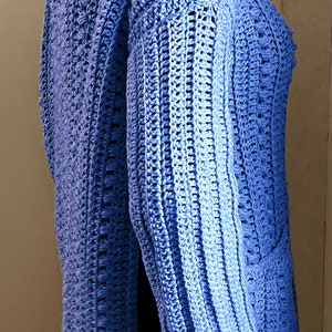 Jens Jolly Jumper - Crochet PATTERN - Sweater- English USA