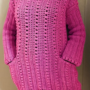 Jens Jolly Jumper - Crochet PATTERN - Sweater- English USA
