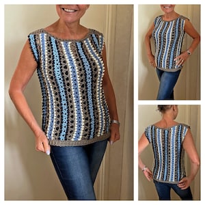 Island Vibes Summer Top - Crochet PATTERN English USA