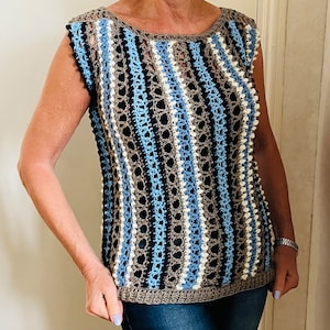 Island Vibes Summer Top - Crochet PATTERN English USA