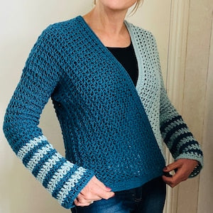 Duality Dream Cardigan - Crochet Pattern English USA