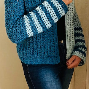 Duality Dream Cardigan - Crochet Pattern English USA