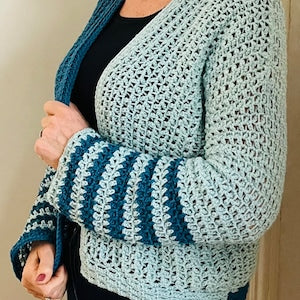 Duality Dream Cardigan - Crochet Pattern English USA