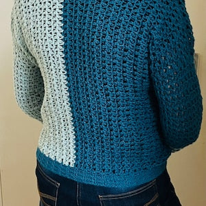 Duality Dream Cardigan - Crochet Pattern English USA