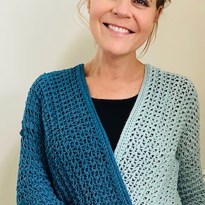 Duality Dream Cardigan - Crochet Pattern English USA