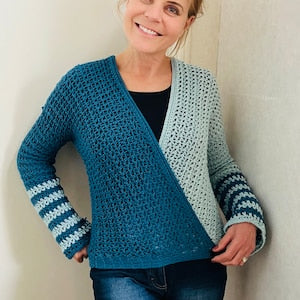 Duality Dream Cardigan - Crochet Pattern English USA