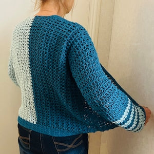 Duality Dream Cardigan - Crochet Pattern English USA
