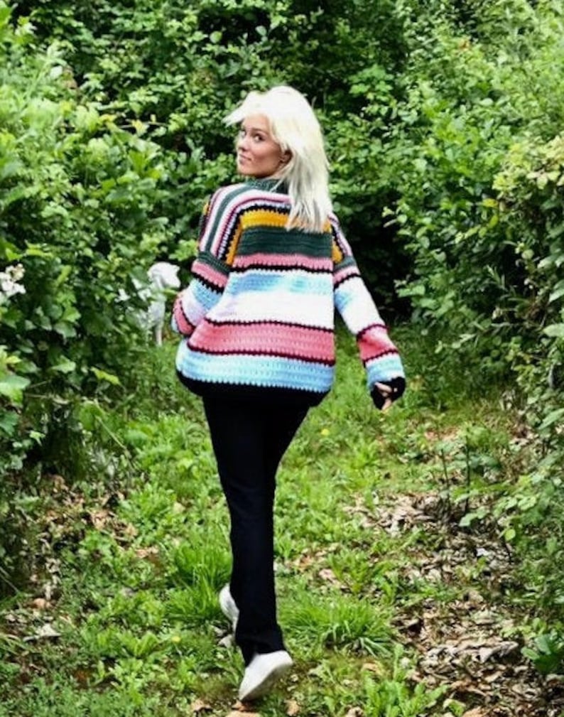 EZ Breezy laidback cardi - Crochet Pattern English USA