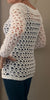 Caught in Triangles Sweater Women's Crochet Pattern, English USA , Sizes S-XL & Up