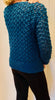 Hugged by V's and Bobbles Sweater - Crochet  pattern English USA