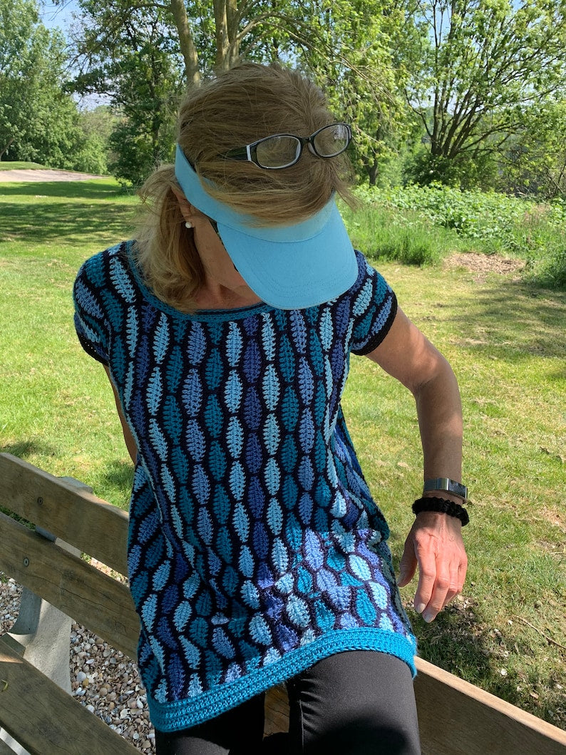 Simple Summer Tunic - Crochet Pattern English USA