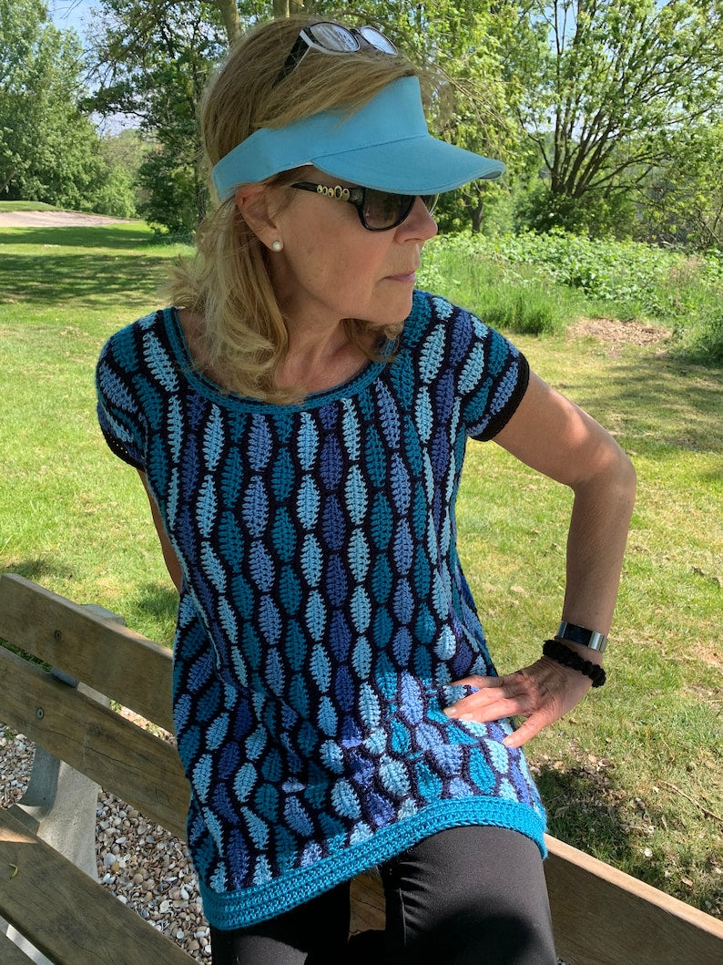 Simple Summer Tunic - Crochet Pattern English USA