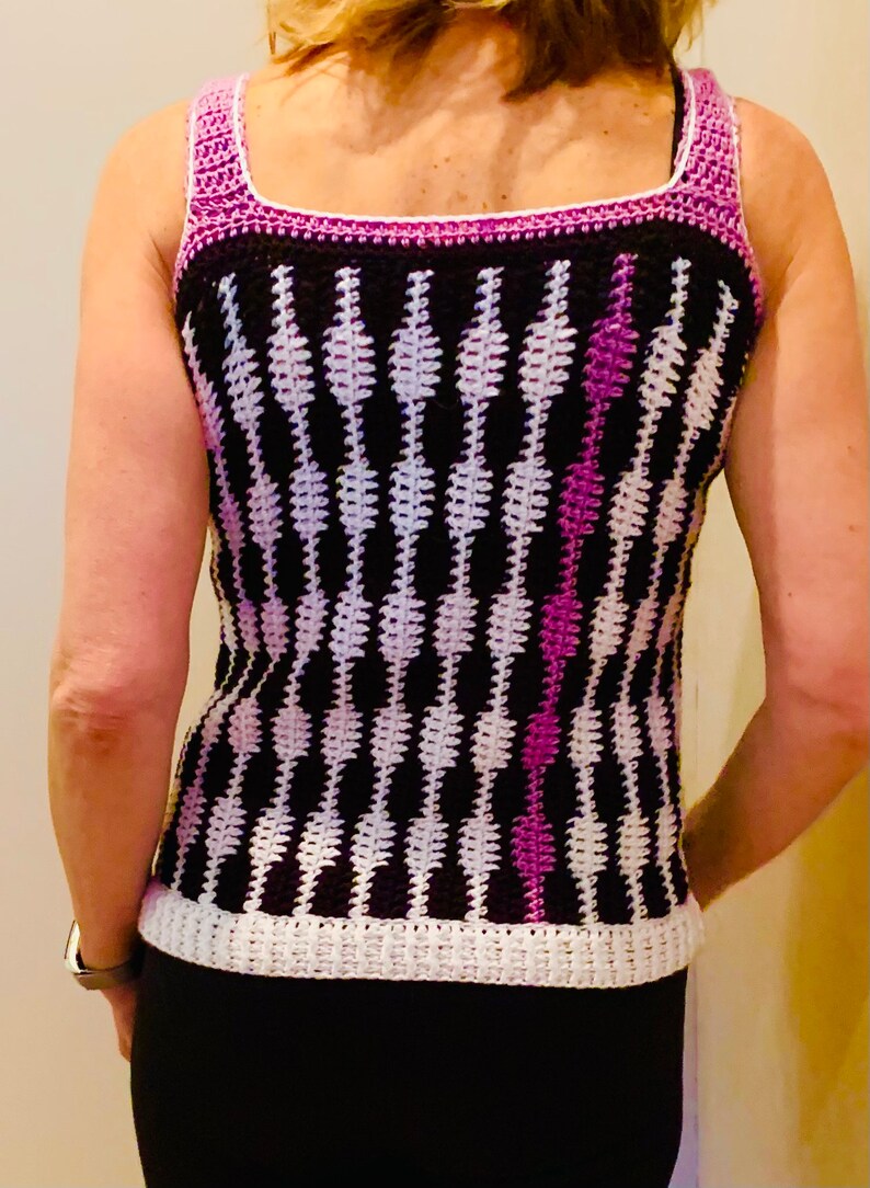 Happy Vibrations TOP - Crochet Pattern English USA