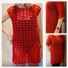 Cabana Swimsuit Cover Up Crochet Pattern English USA