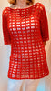 Cabana Swimsuit Cover Up Crochet Pattern English USA