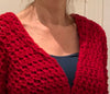 Awesome American Cardigan, Crochet PATTERN - English USA - digital download
