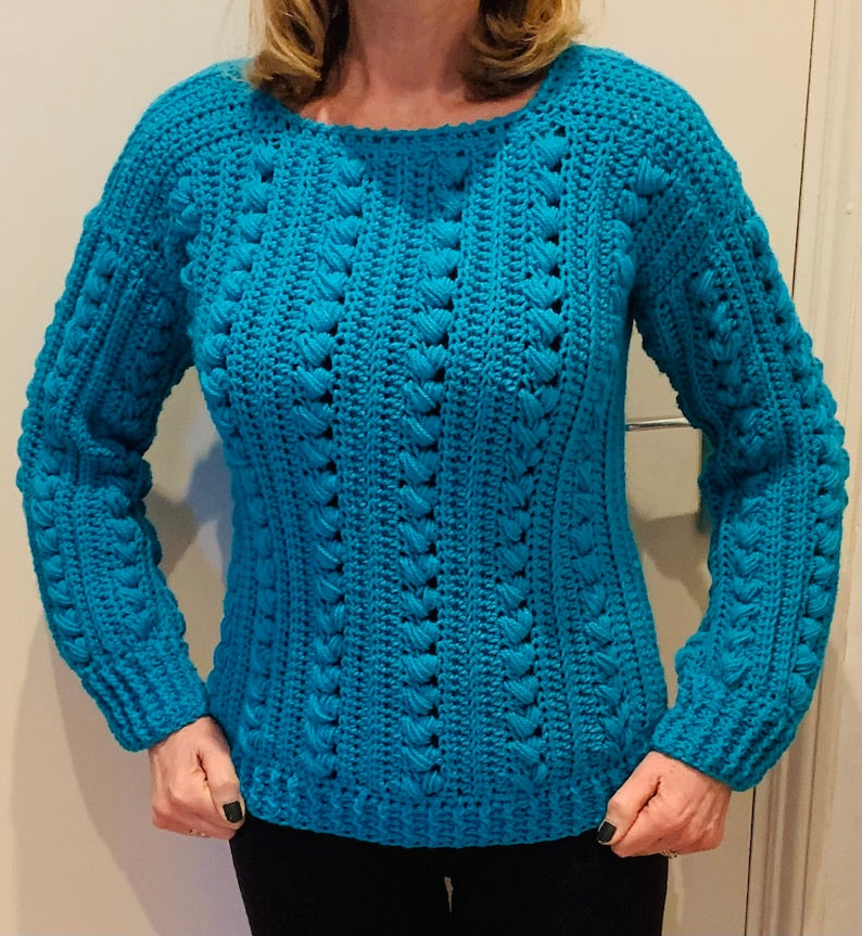 Darling Danish Dress & Sweater - Crochet Pattern English USA