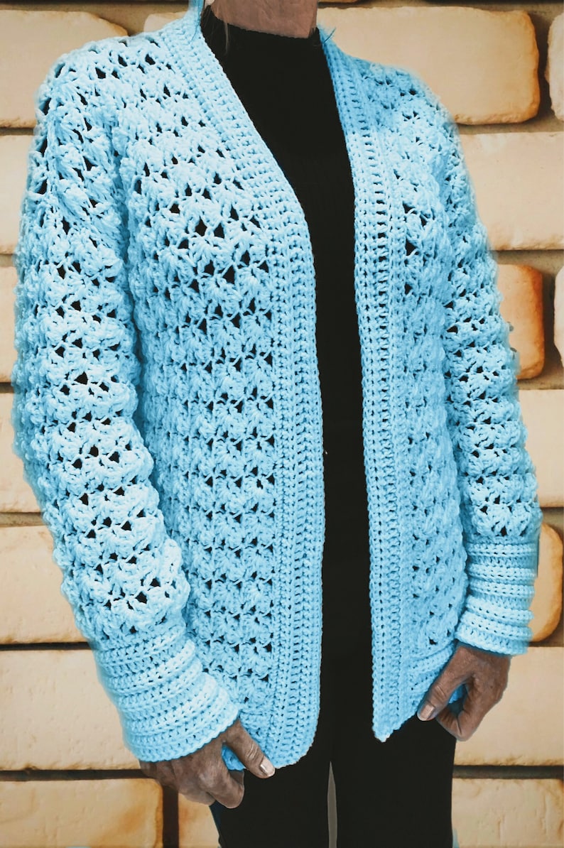Covered with Happiness-Cardigan-PATTERN- English USA
