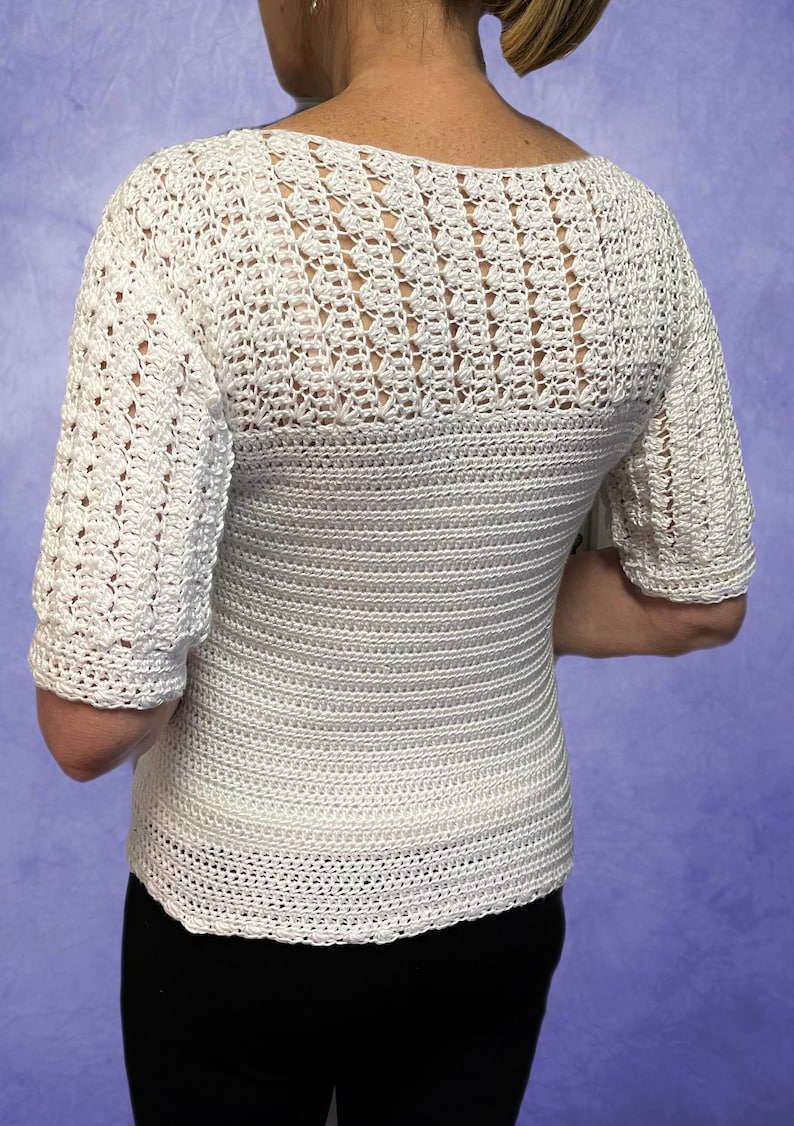 Sweet Little Sweater - crochet Pattern English USA