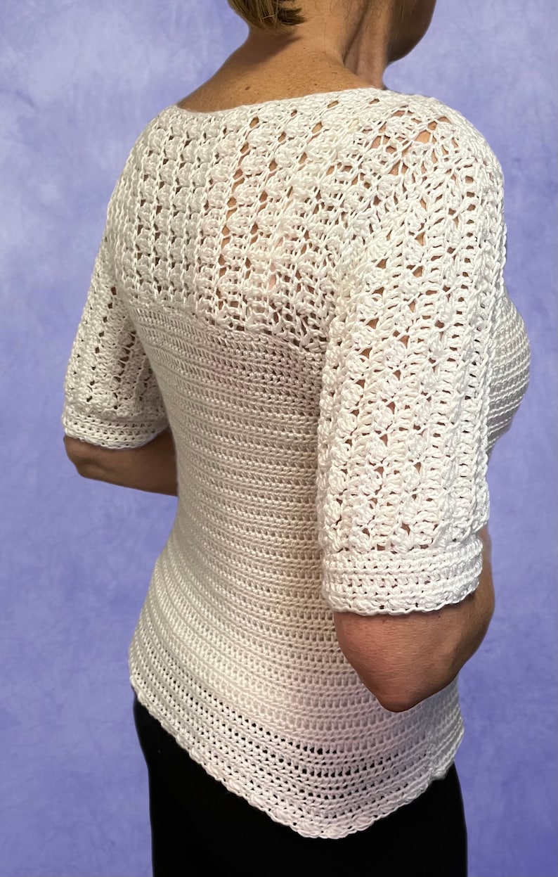 Sweet Little Sweater - crochet Pattern English USA