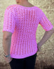 Spring Bubbles sweater Crochet pattern English USA