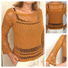 Stand out in the Crowd Sweater - Crochet Pattern English USA