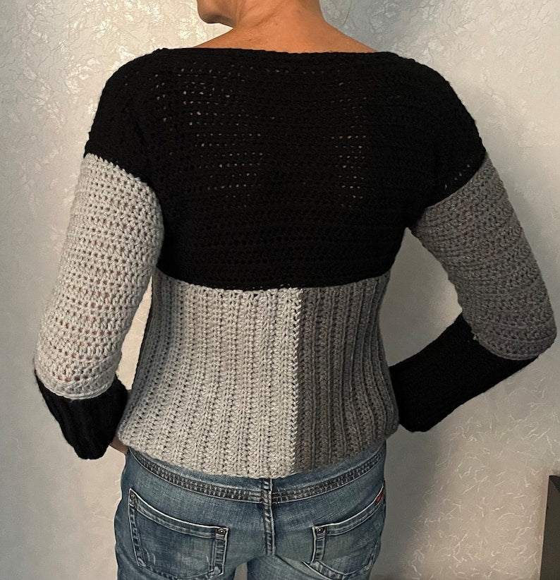 3'S Company Sweater Crochet PATTERN
