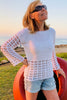Simple Cyprus Summer Sweater - Crochet pattern English USA