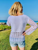 Simple Cyprus Summer Sweater - Crochet pattern English USA