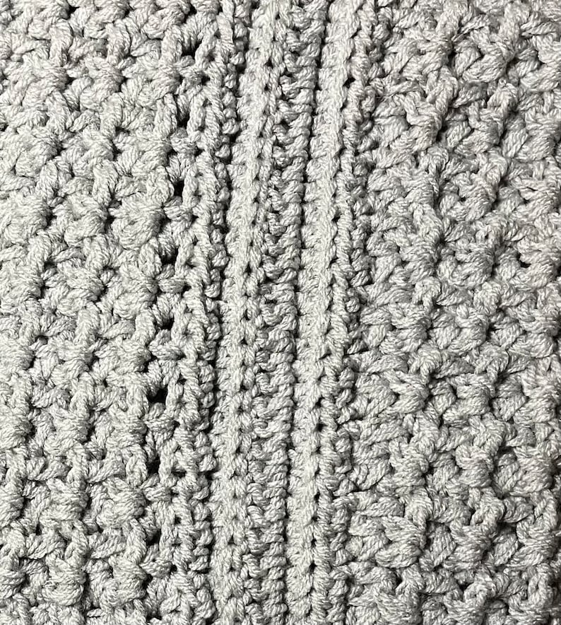 Snuggly Sofa Sweater - Crochet pattern English USA
