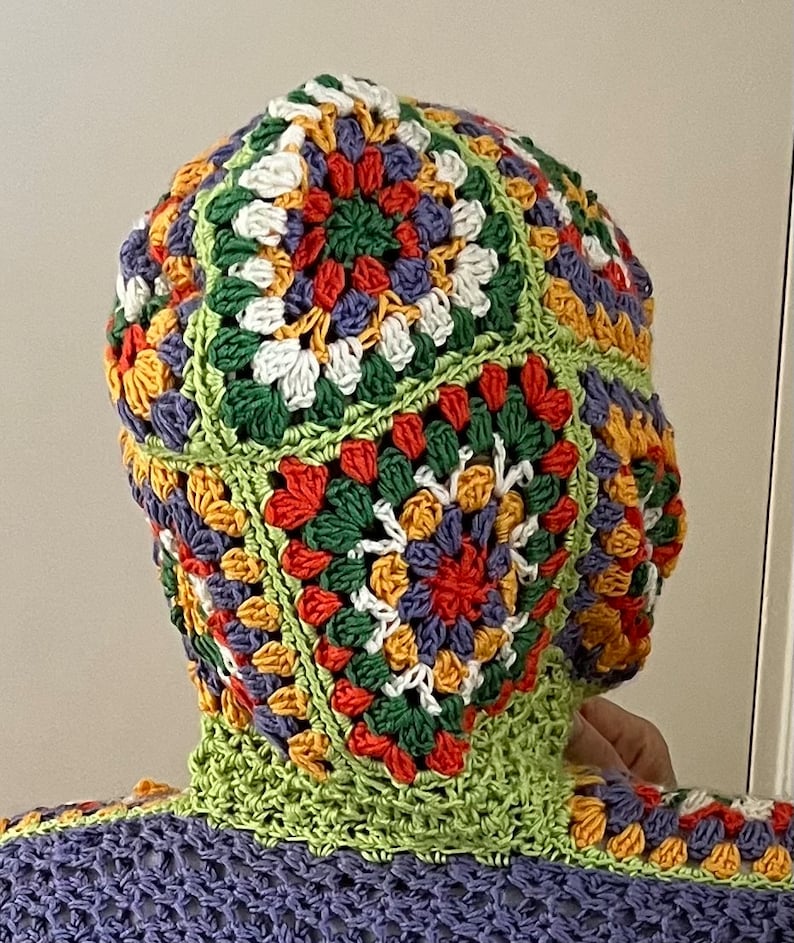 Short Square Affair Jacket - Crochet Pattern English USA