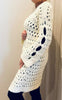 Peekaboo Cardigan - Crochet Pattern English USA