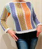 EVERGREEN Sweater-Crochet PATTERN-English USA