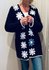 Snowflake Cardigan - Crochet Pattern English USA