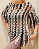 Avant Garde Sweater-Crochet Pattern-English USA