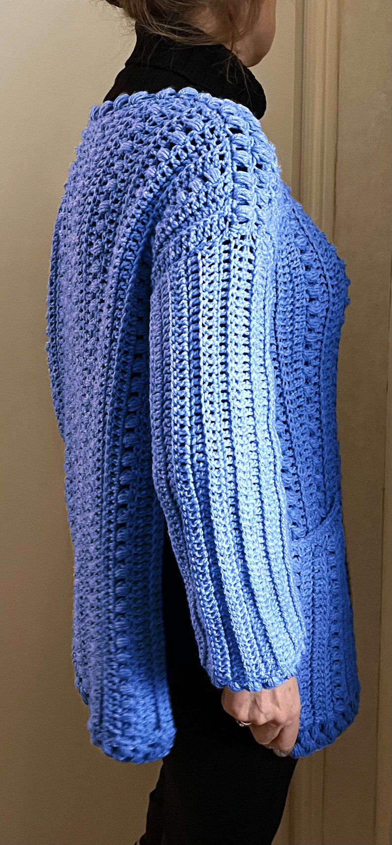 Jens Jolly Jumper - Crochet PATTERN - Sweater- English USA