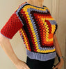 Tequila Sunrise Sweater - Crochet Pattern English USA