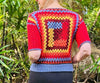 Tequila Sunrise Sweater - Crochet Pattern English USA