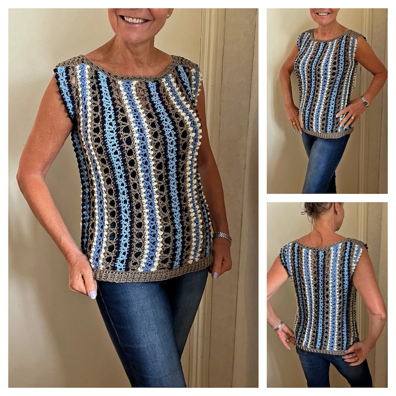 Island Vibes Summer Top - Crochet PATTERN English USA