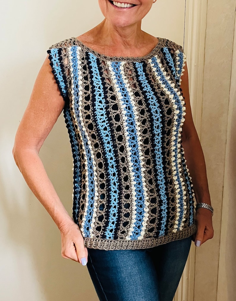 Island Vibes Summer Top - Crochet PATTERN English USA
