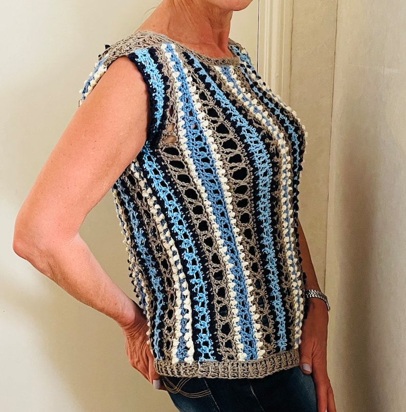 Island Vibes Summer Top - Crochet PATTERN English USA