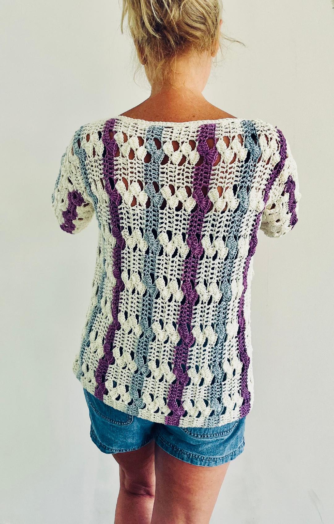 Spring Forward Jumper - Crochet PATTERN - English USA & Dutch- digital pdf