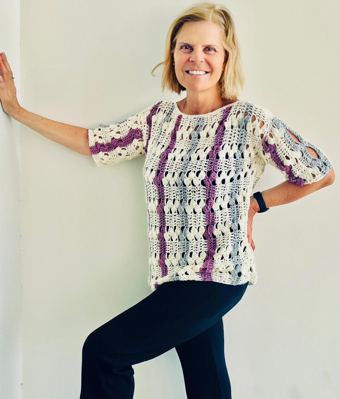 Spring Forward Jumper - Crochet PATTERN - English USA & Dutch- digital pdf
