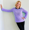 Happy Heather Sweater - Crochet PATTERN - English USA - digital pdf